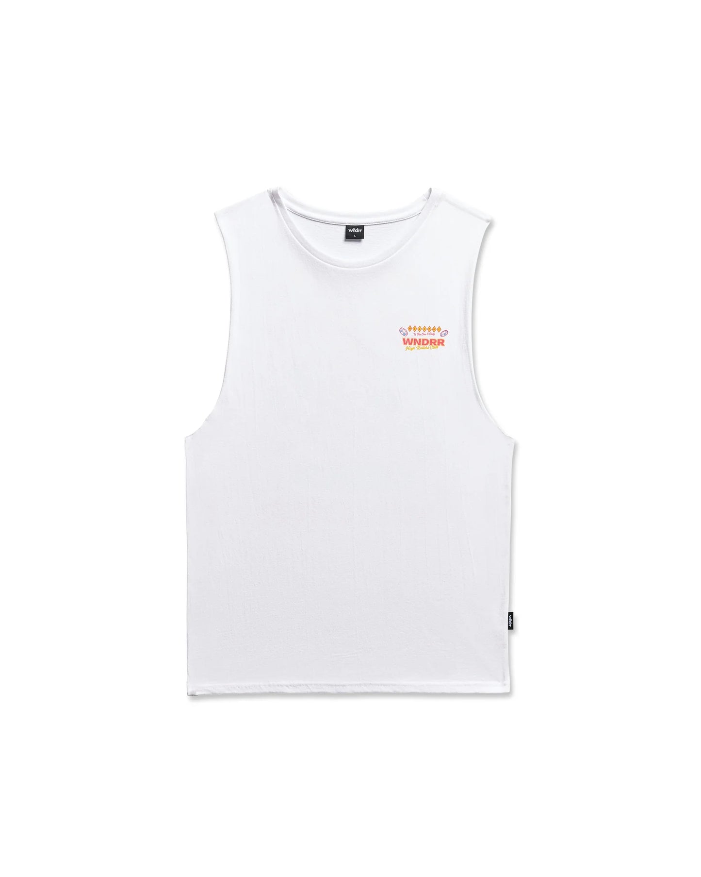 Sin CIty Muscle Top - White
