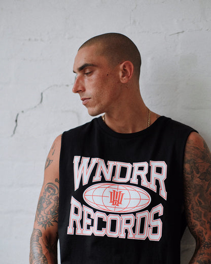 Wndrr Fiend Muscle Top - Black