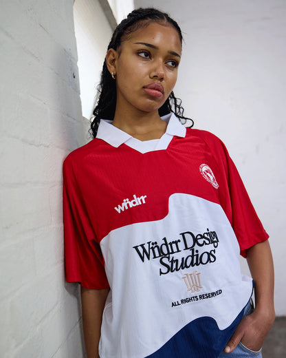 Atelier Football Jersey - Red/Blue