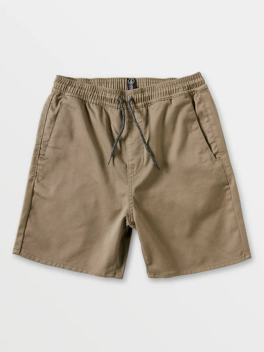 Volcom Little Youth Frickin Elastic Shorts - Khaki