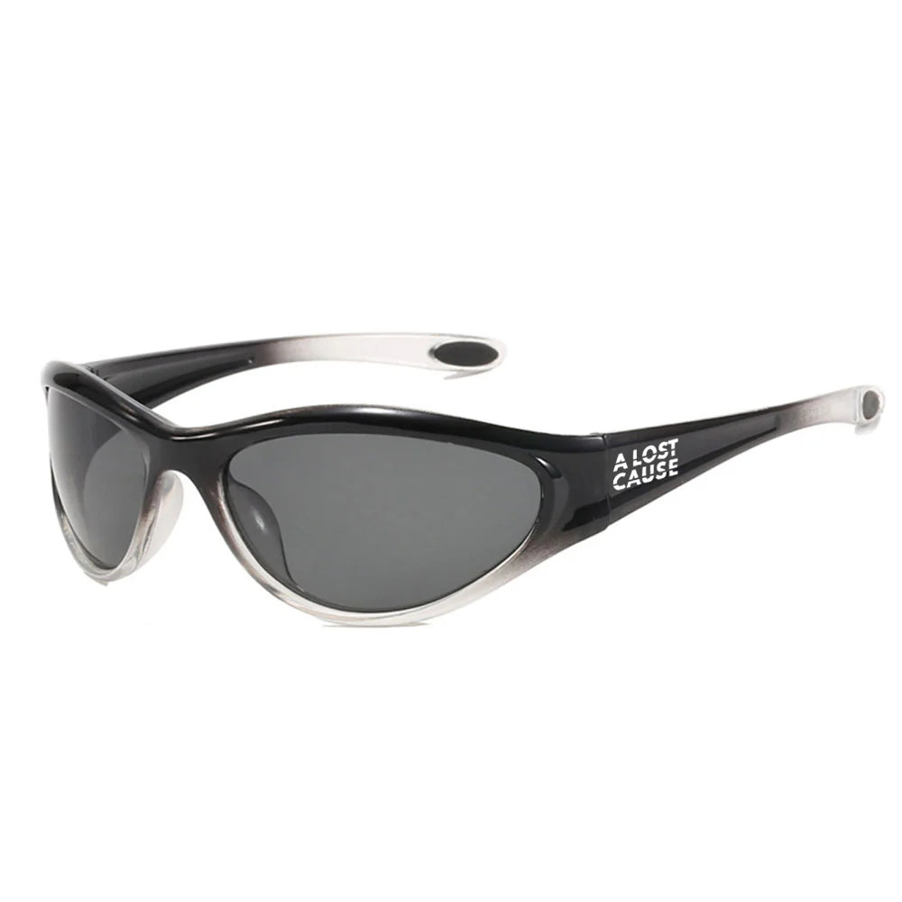 Y2k Sunglasses - Black/Clear