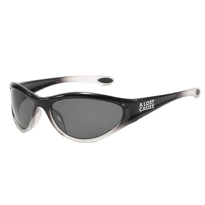 Y2k Sunglasses - Black/Clear