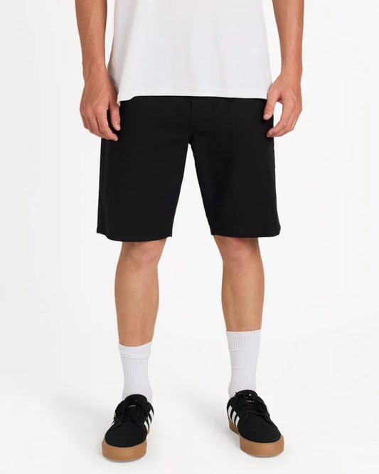 Modown Canvas 5 Pocket Shorts - Black