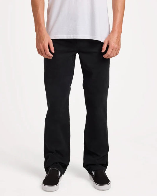 Solver Lite 5 Pocket Chino Pants - Black