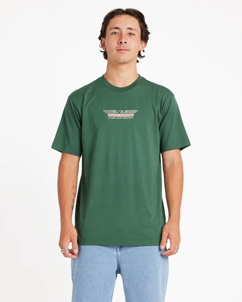 Swooped Tee - Billiard