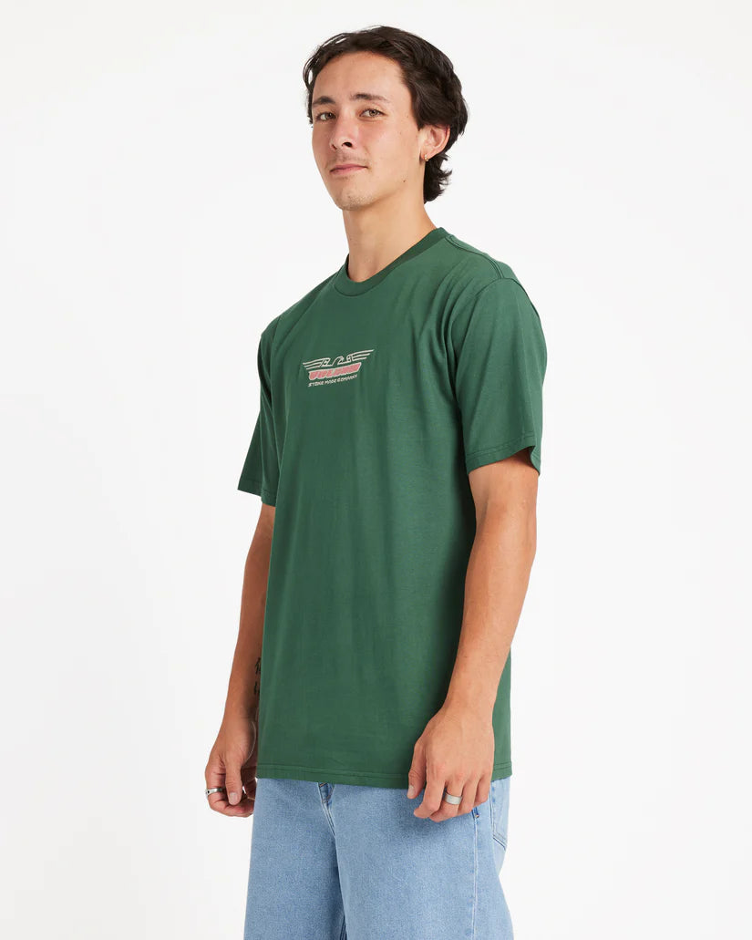 Swooped Tee - Billiard