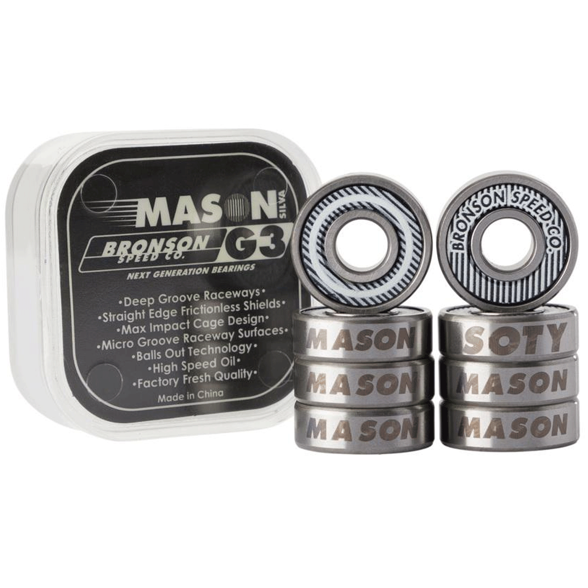 Bronson Speed Co Mason Silva Pro Bearings G3