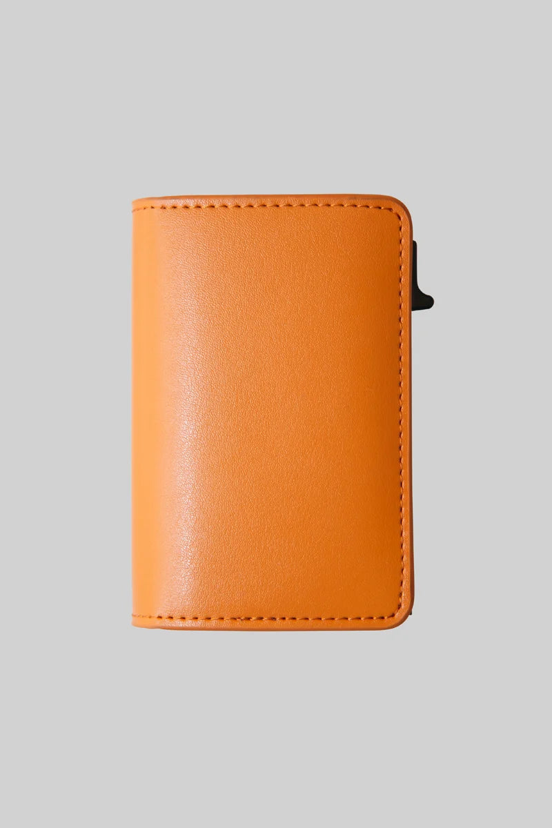 Crate Minimal Leather Wallet - Brown
