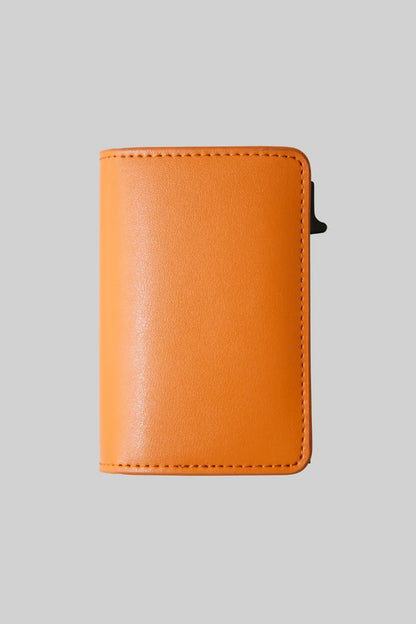 Crate Minimal Leather Wallet - Brown