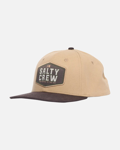 Buckle Structured 6 Panel Cap - Khaki
