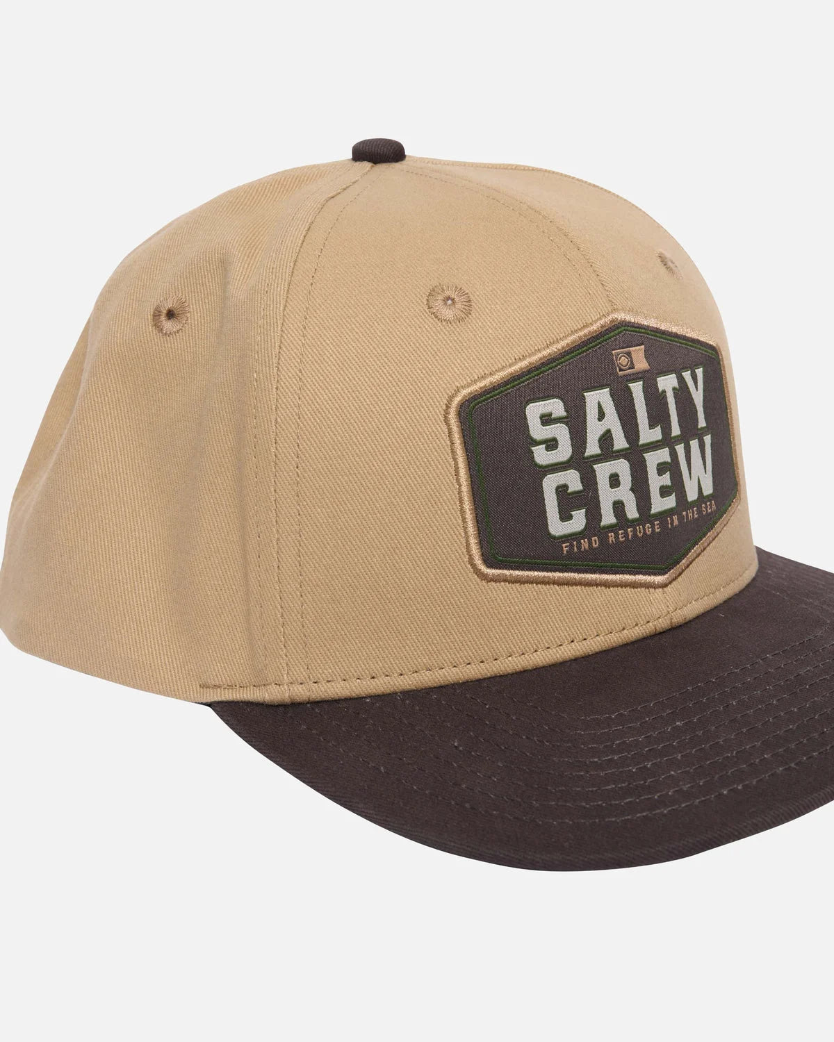 Buckle Structured 6 Panel Cap - Khaki