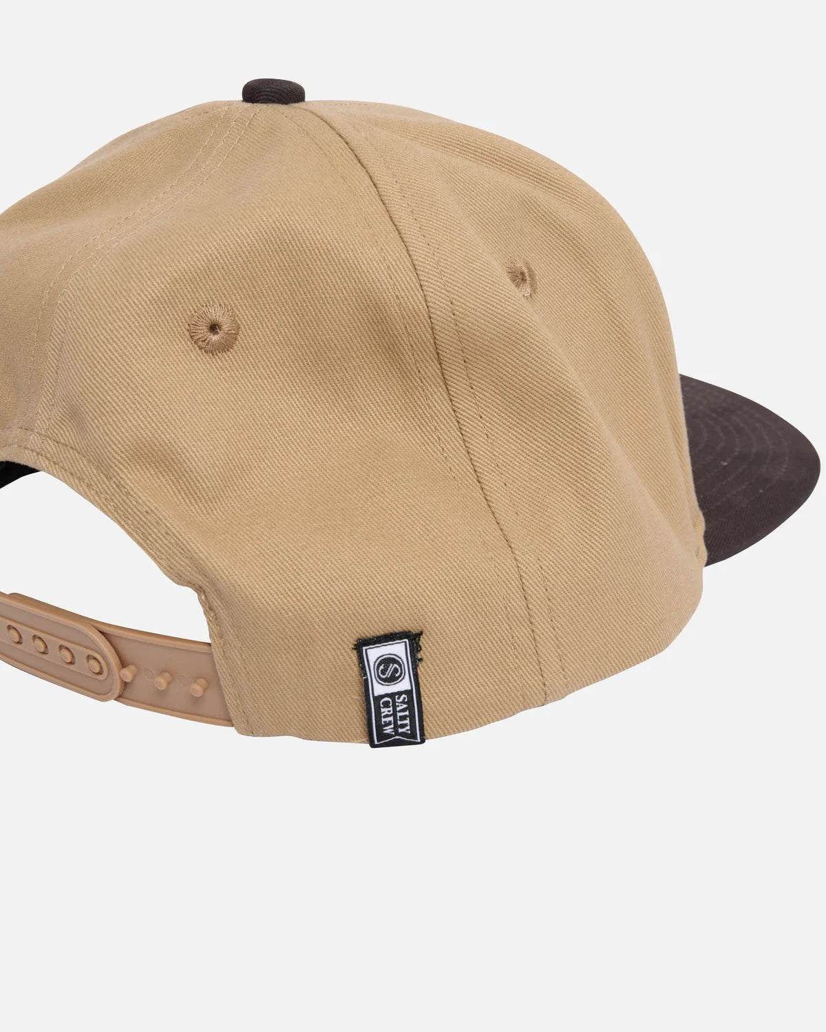 Buckle Structured 6 Panel Cap - Khaki