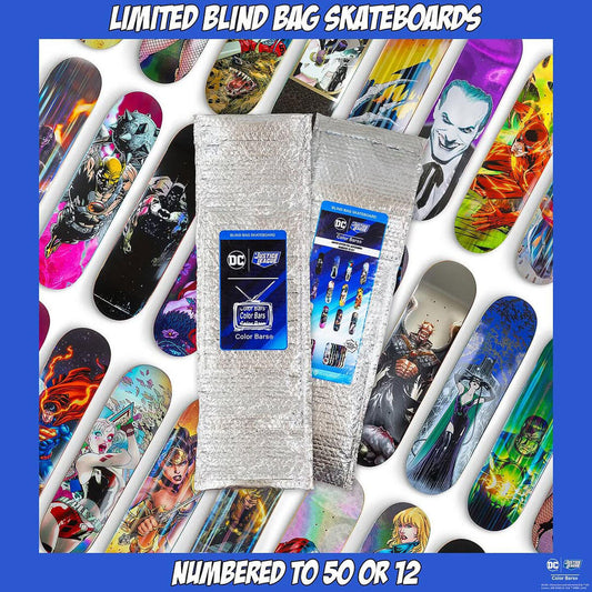 Color Bars X DC Comics Blind Bags Skateboards