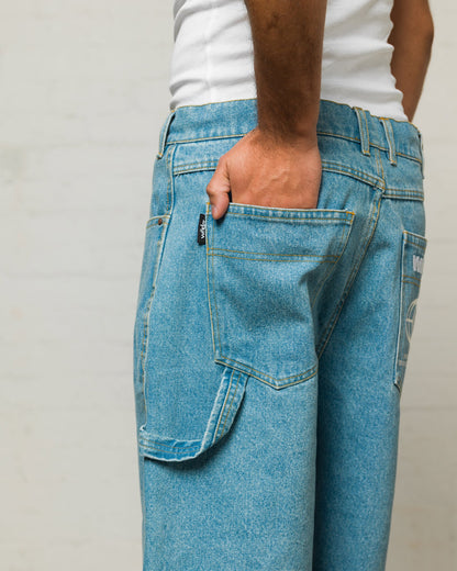 Booster Denim Short - Washed Blue