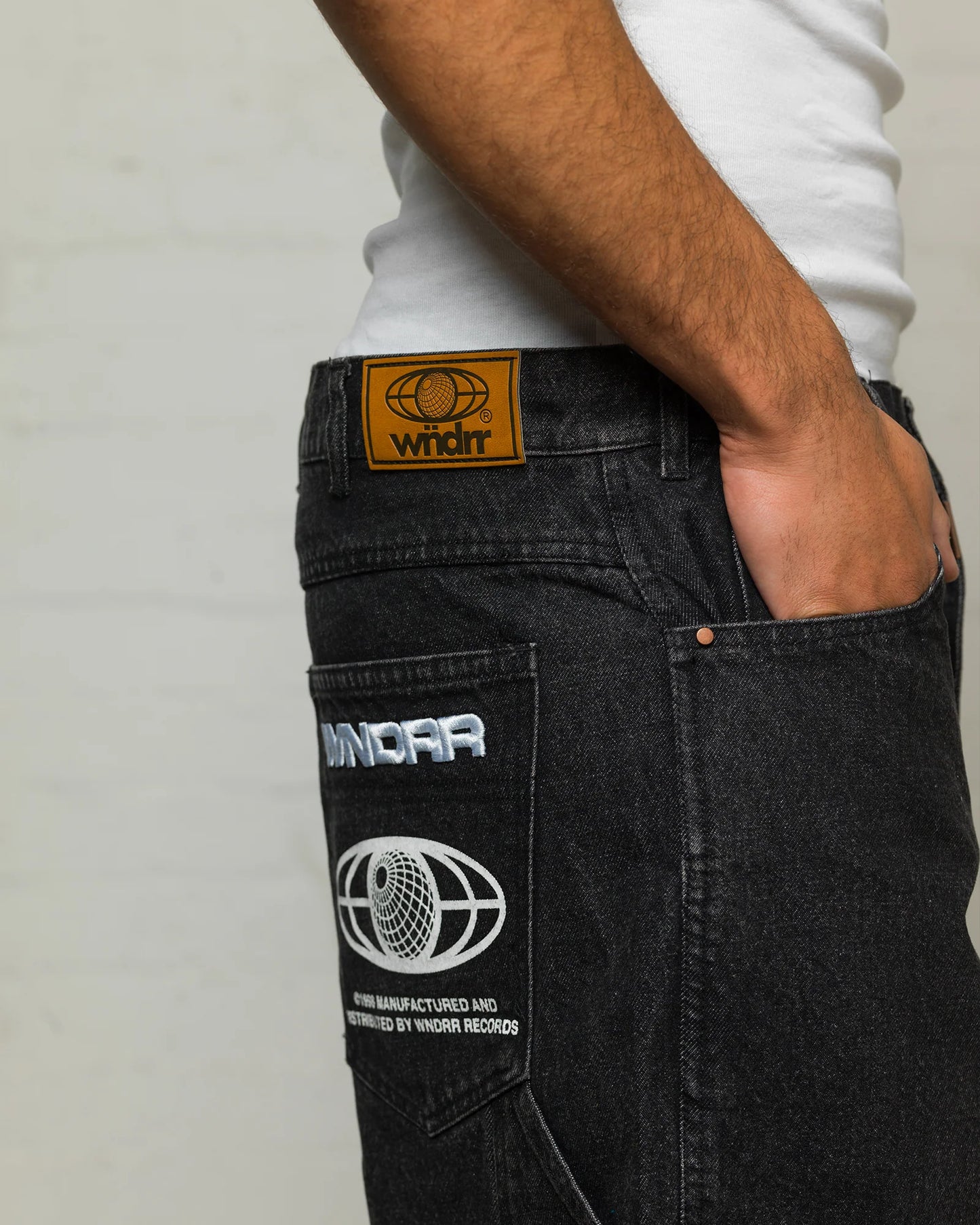 Wndrr Booster Denim Short - Black