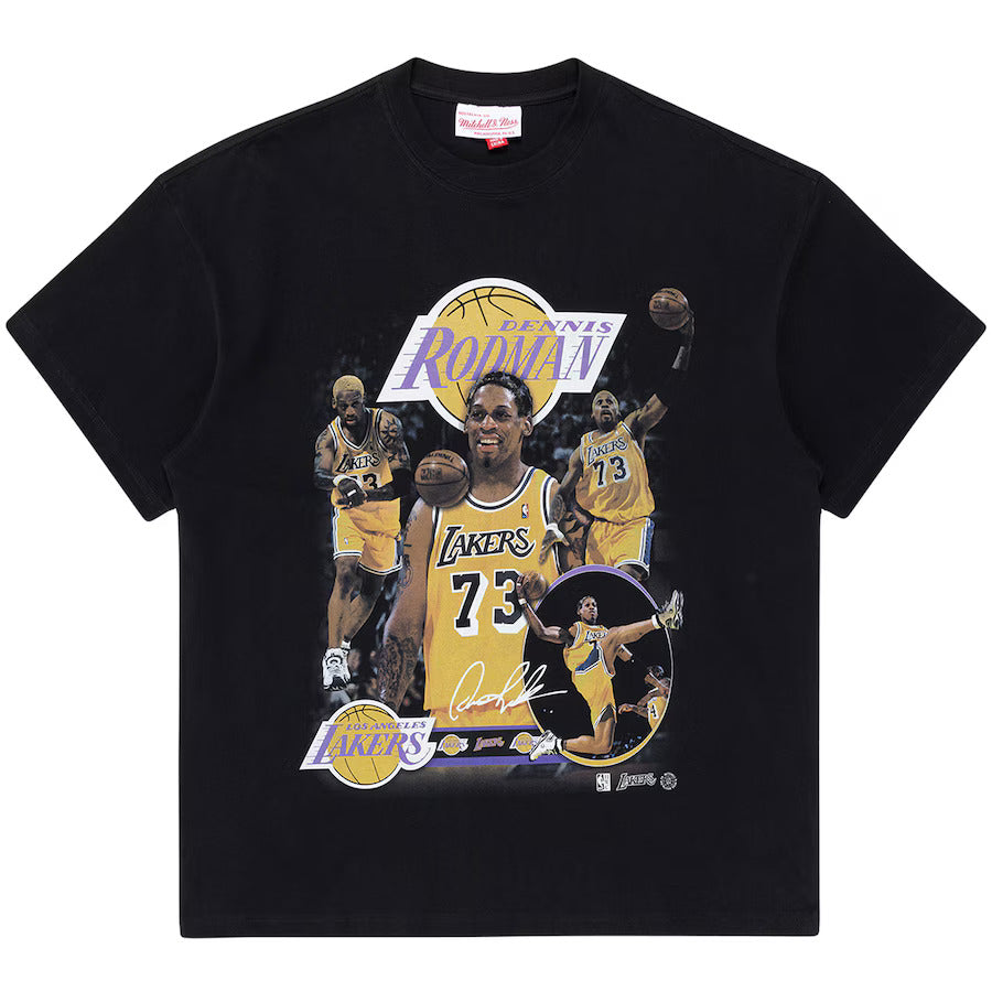 Mitchell & Ness Dennis Rodman Los Angeles Lakers Player Tee