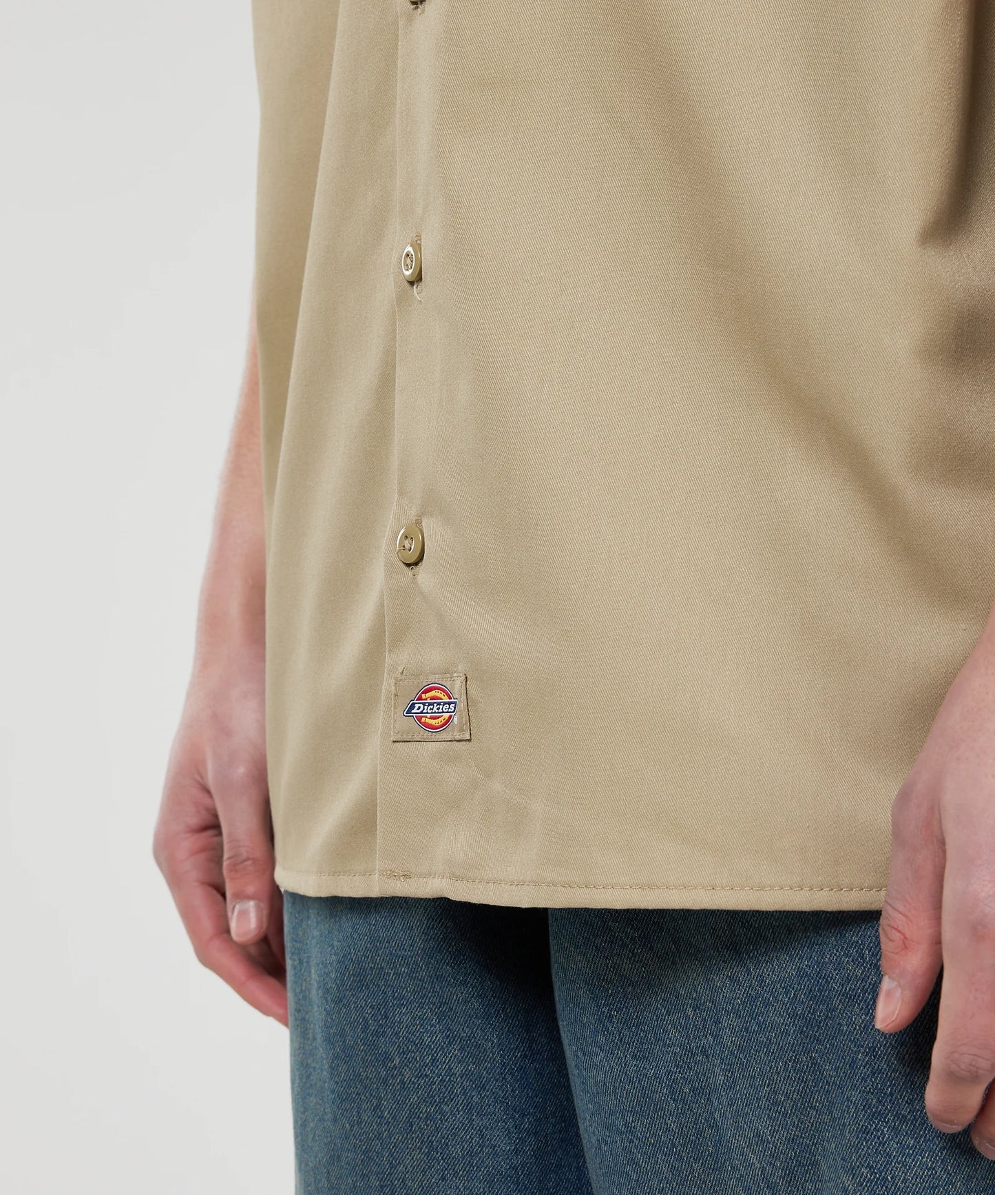 1574 Short Sleeve Work top - Khaki