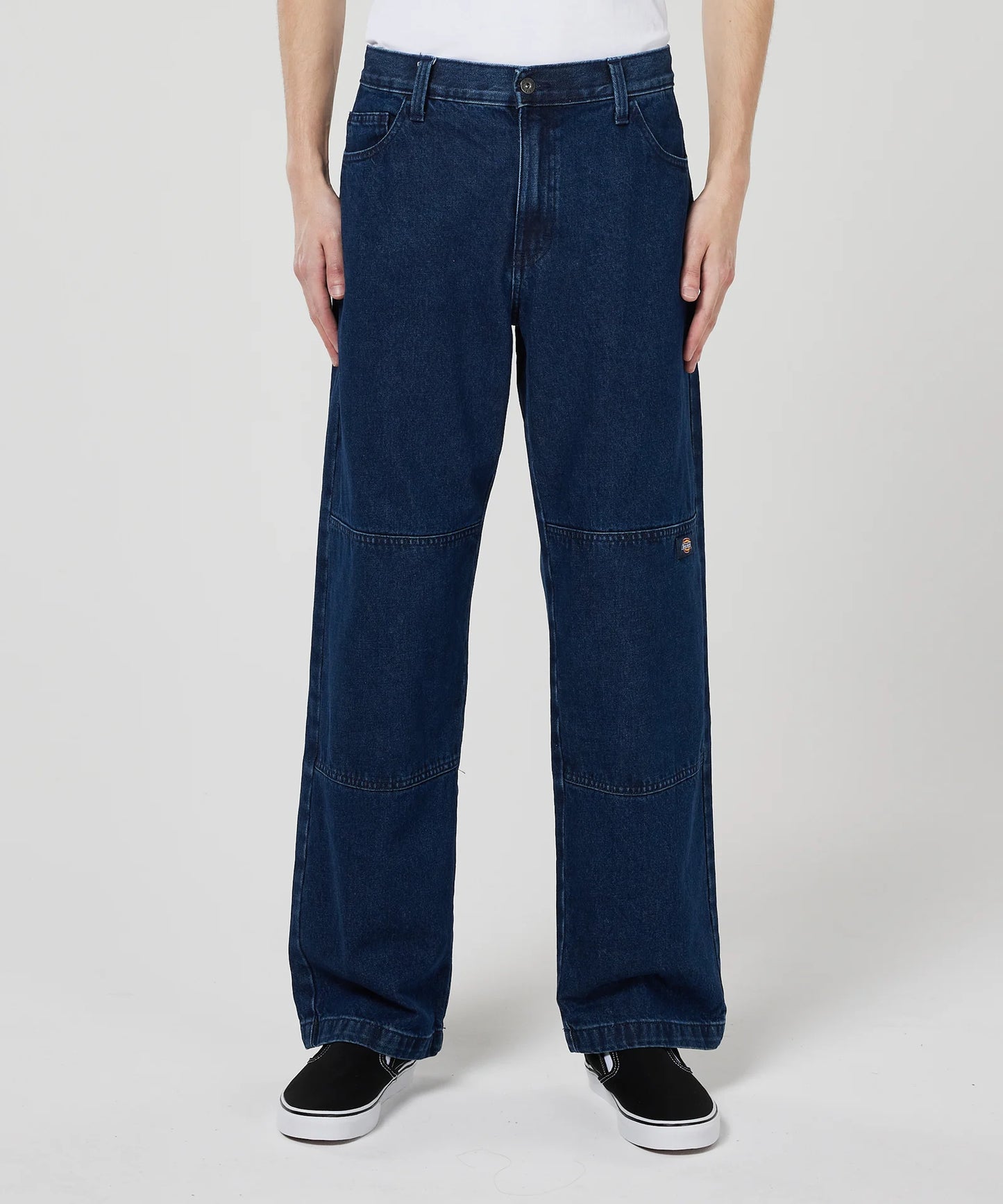 Double Knee Jeans - Stone Wash