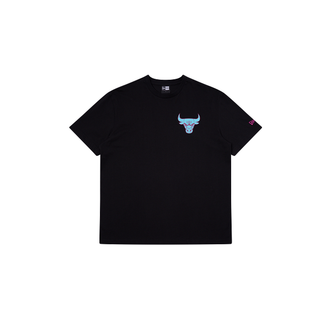 NE0791 TEE NEONLIGHT Chicago Bulls - Black