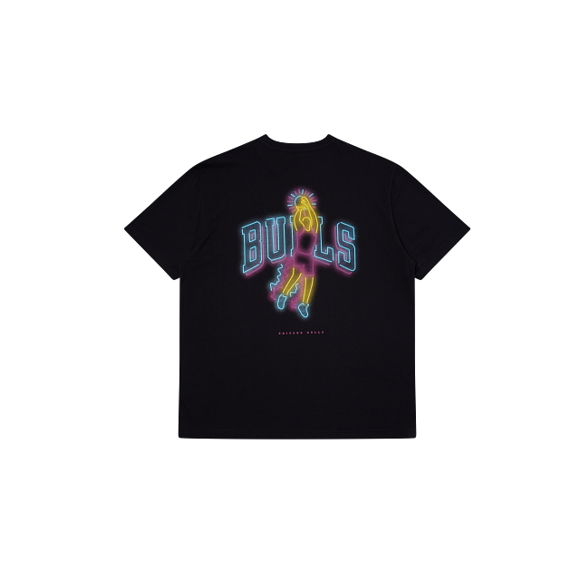 NE0791 TEE NEONLIGHT Chicago Bulls - Black