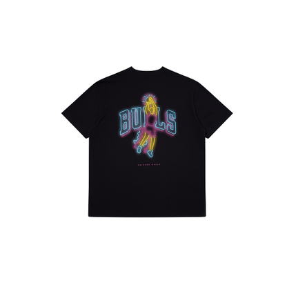 NE0791 TEE NEONLIGHT Chicago Bulls - Black