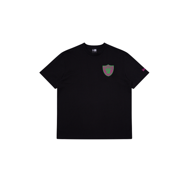 NE0791 TEE NEONLIGHT LA Raiders - Black