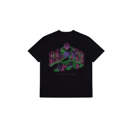 NE0791 TEE NEONLIGHT LA Raiders - Black
