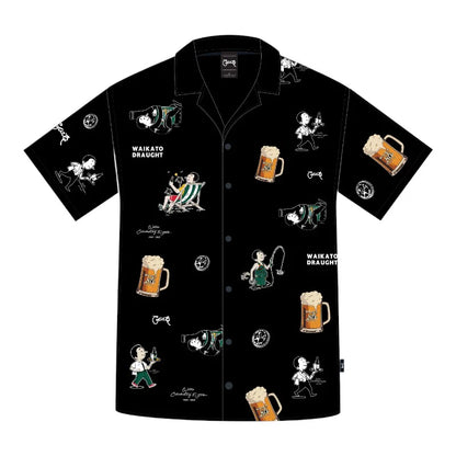 Crate X Willie The Waiter X Waikato Draught S/S Party Shirt