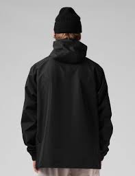 Quilted Raincoat - Black