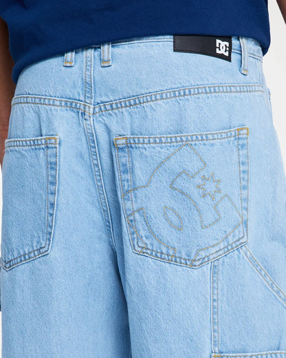 Baggy Denim Carpenter Pants - Indigo Light