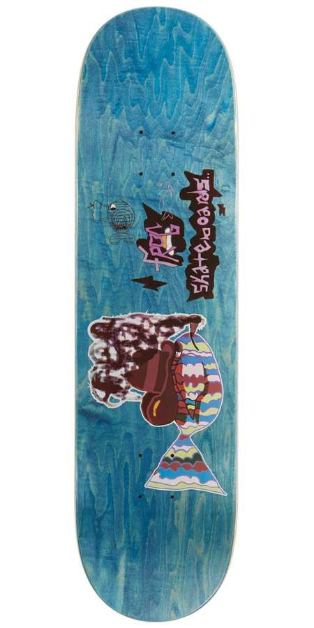 Frog Smoking Fish Deck - 8.25"