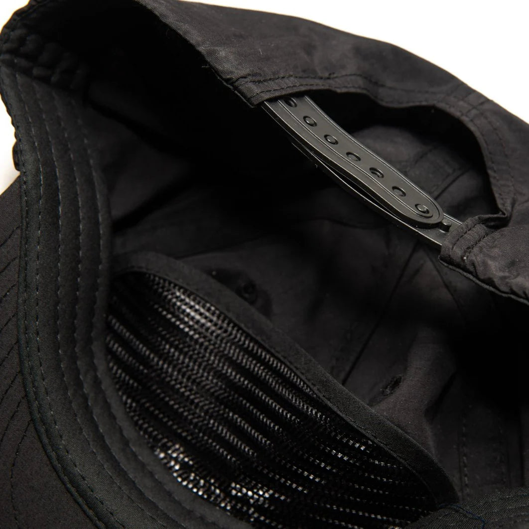 Crate Nylon Scripted Cap - Black