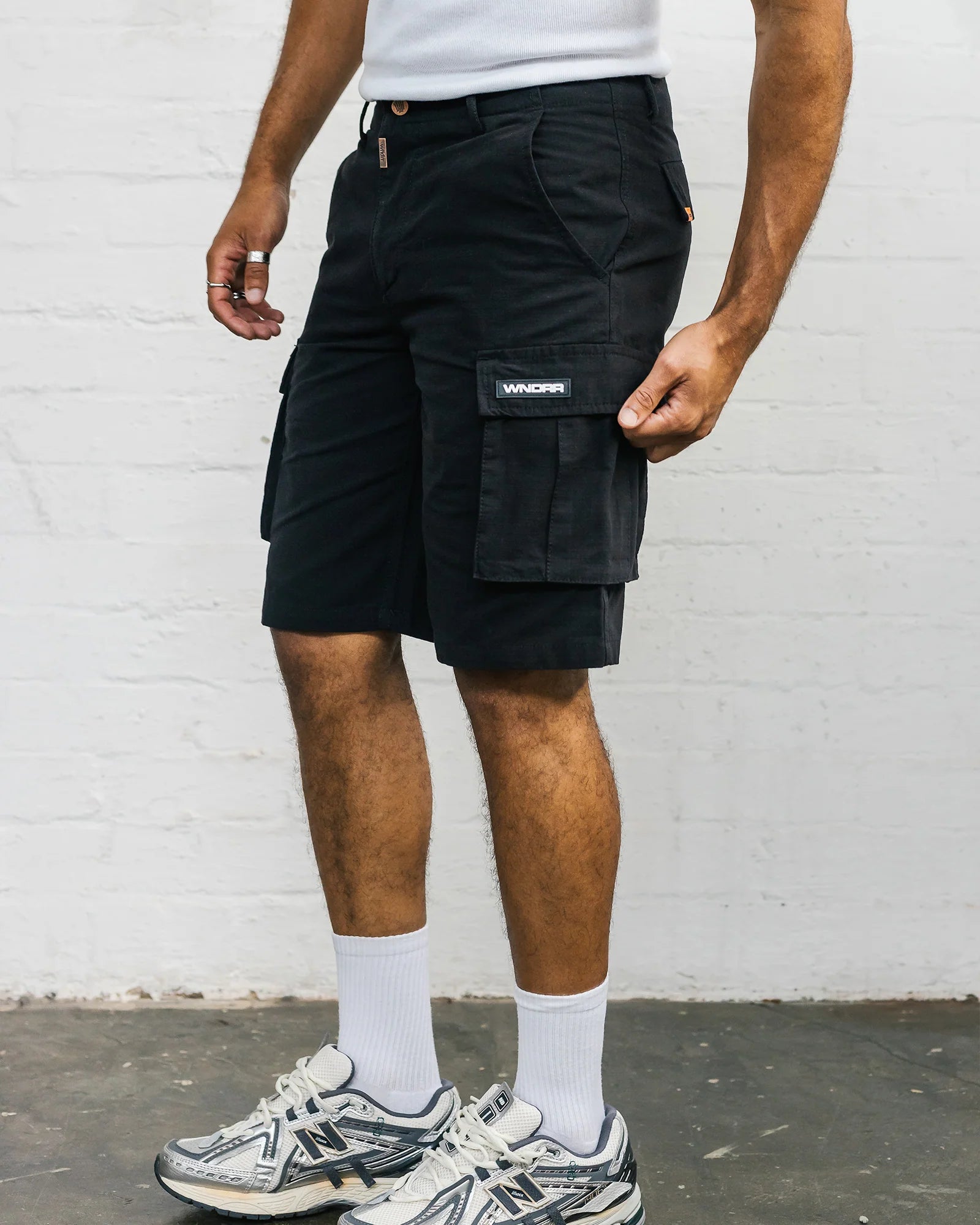 Wndrr Hijack Cargo Short - Black