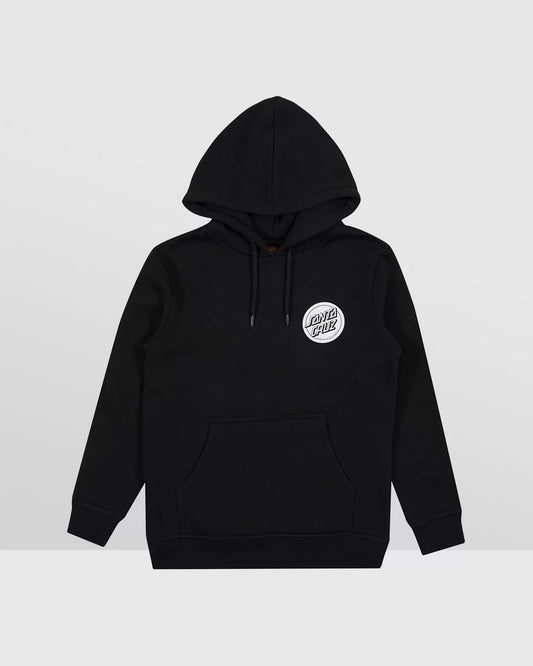 Youth Reverse Dot Mono Hoodie - Black