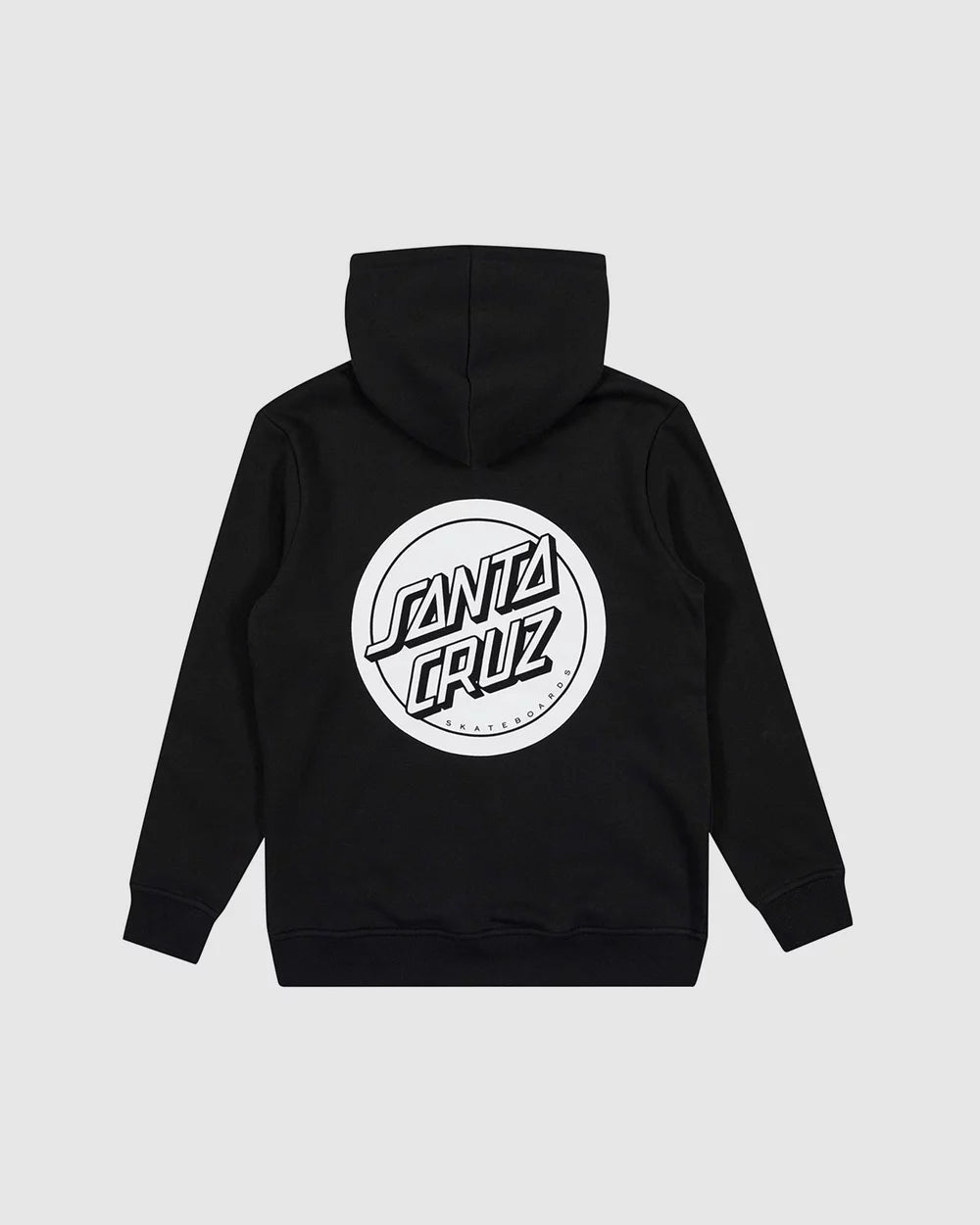 Youth Reverse Dot Mono Hoodie - Black