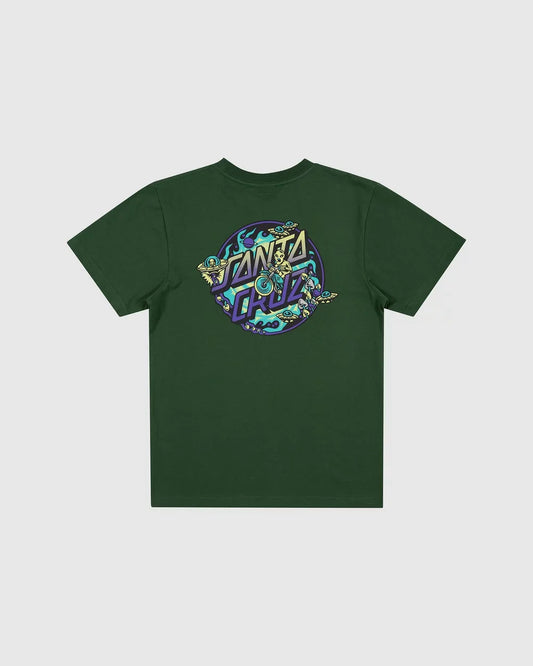 Youth Winkowski Dope Planet Dot Tee - Dark Green