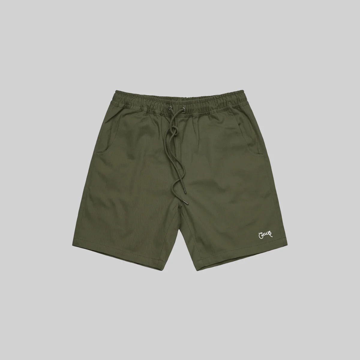 Crate Scripted Stamp Walk Short - Khaki