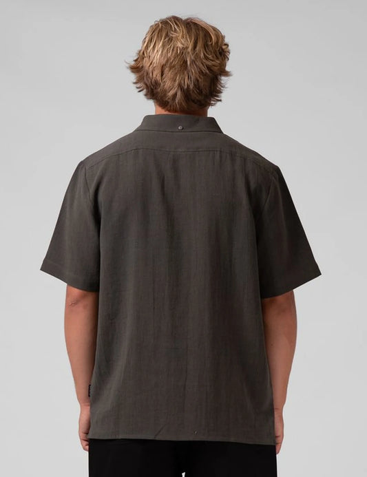 Linen Short - Dark Forrest