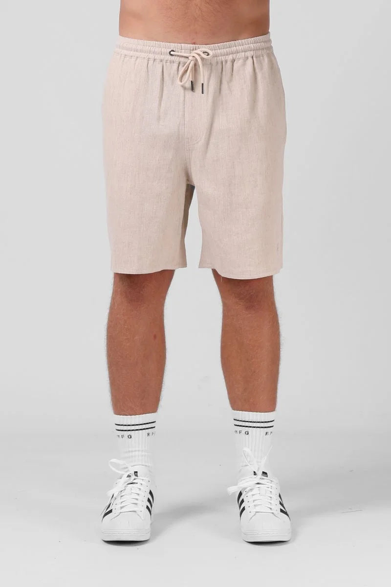 Linen Short - Natural Marl