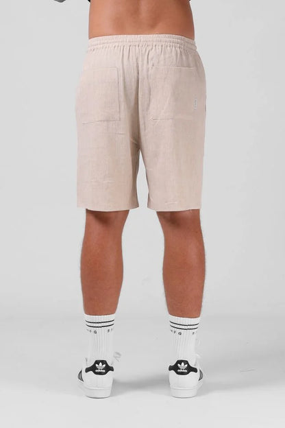 Linen Short - Natural Marl