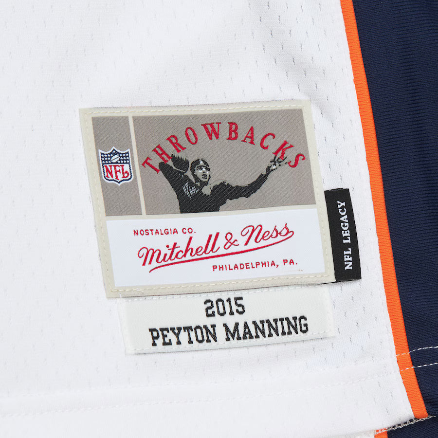 NFL Broncos 2015 Peyton Manning - White