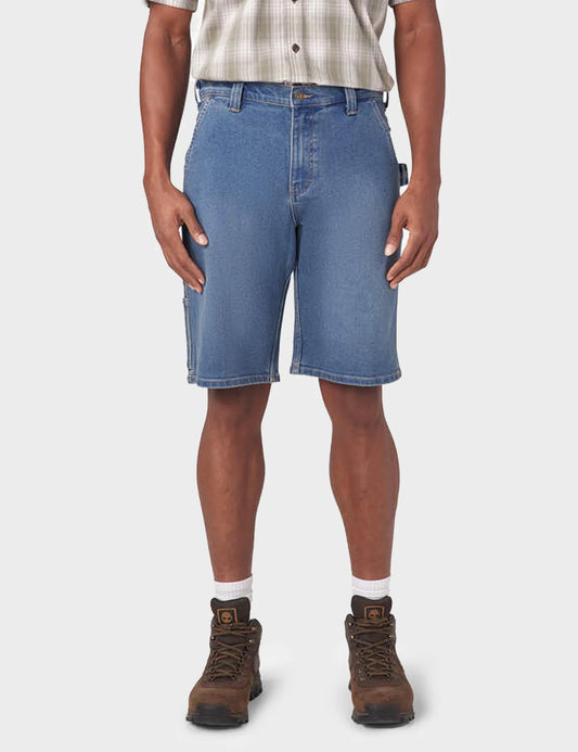 Relaxed Denim Utility 11Inch Shorts Relaxed - Light Wash