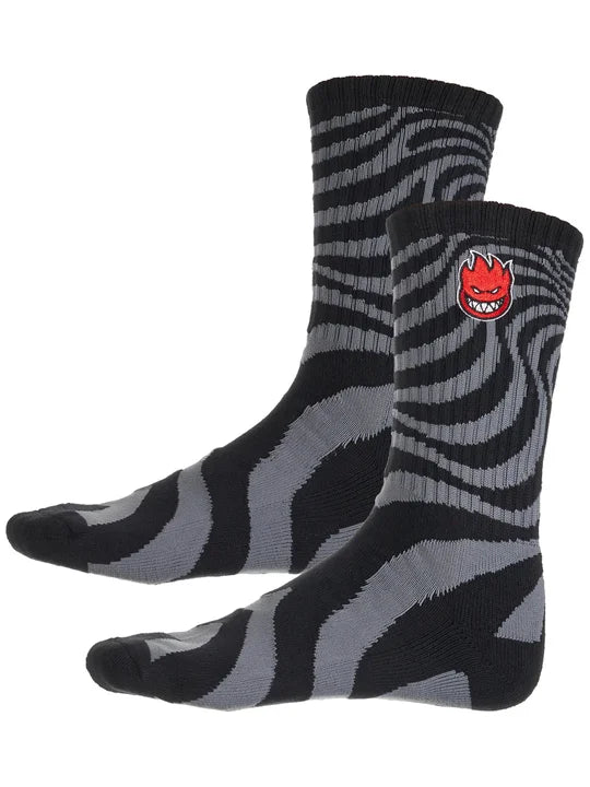 Bighead Fill Emb Swirl Sock