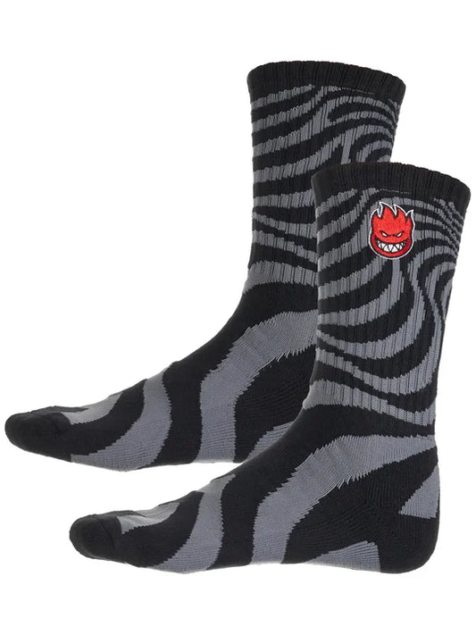 Bighead Fill Emb Swirl Sock