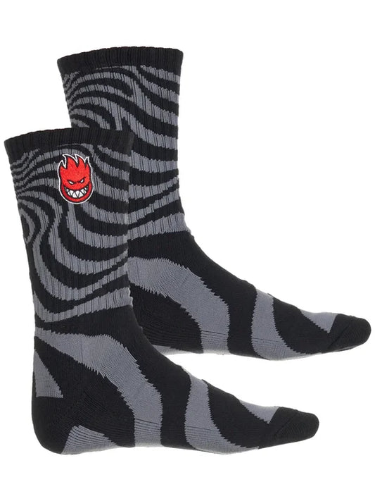 Bighead Fill Emb Swirl Sock