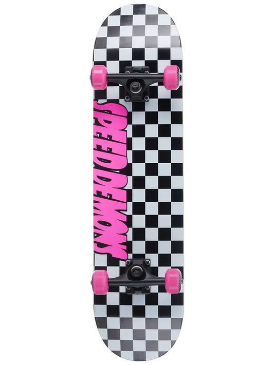 Complete Checkers - Black/Pink - 7.75"