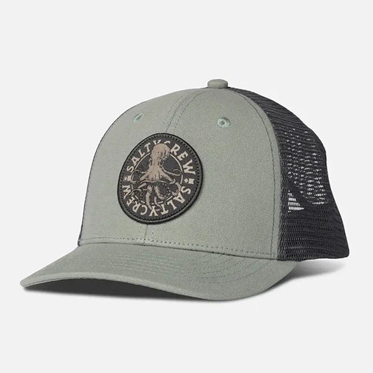 Boys Tentacles Retro Trucker - Mackerel