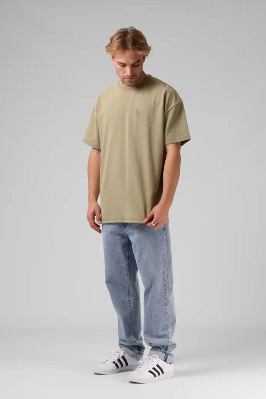 Sanded OS Tee - Moss