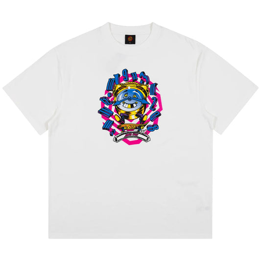 Grabke All Around Front Tee - White