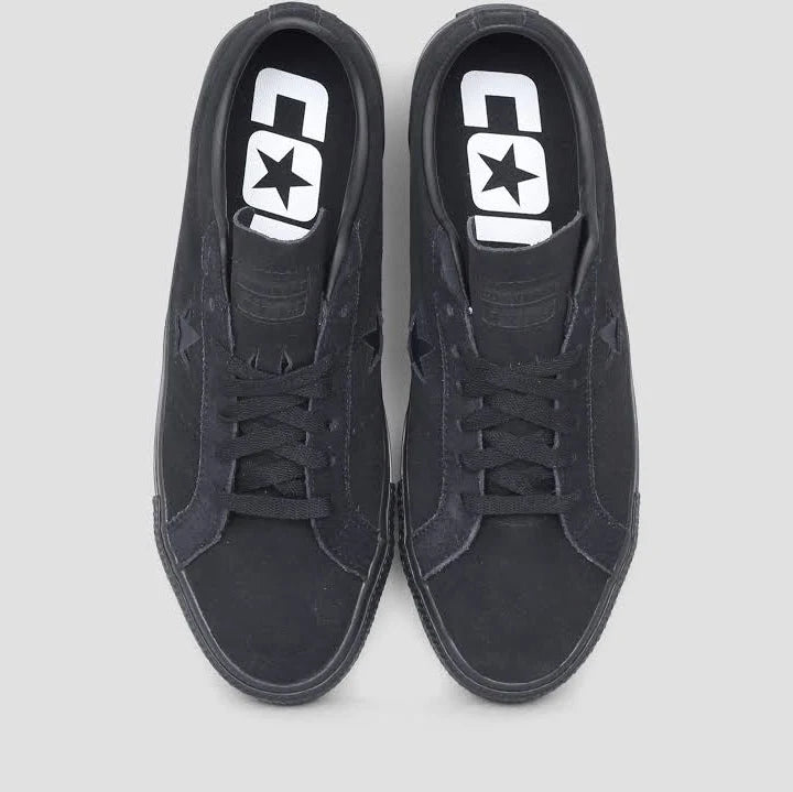 Converse Cons One Star Pro Suede Low - Black/Black/Black